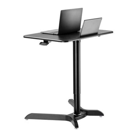 Homevision Technology Tygerclaw Pneumatic Effortless On-Floor Sit-Stand Workstation, Black TYDS14044T